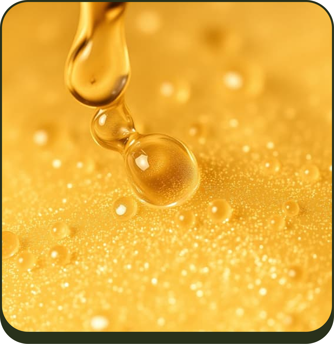 Gold Droplet Skincare Macro